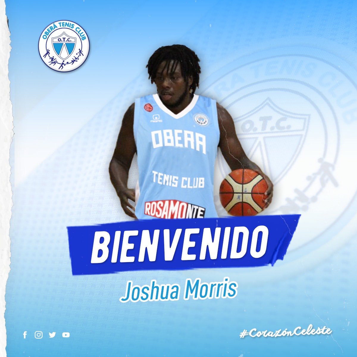 OTC sumó al estadounidense Joshua Morris