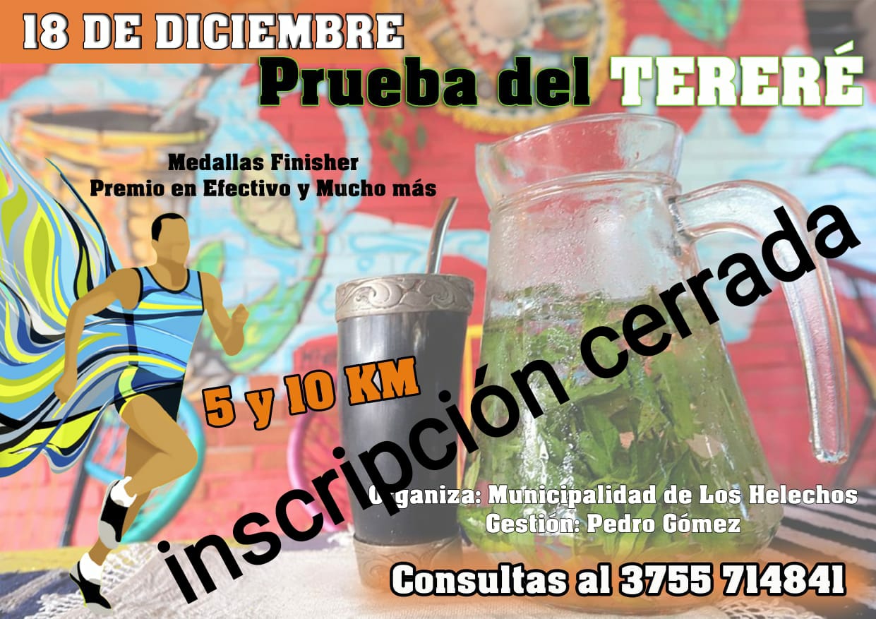 Los Helechos, ya palpita la maraton del “Terere”