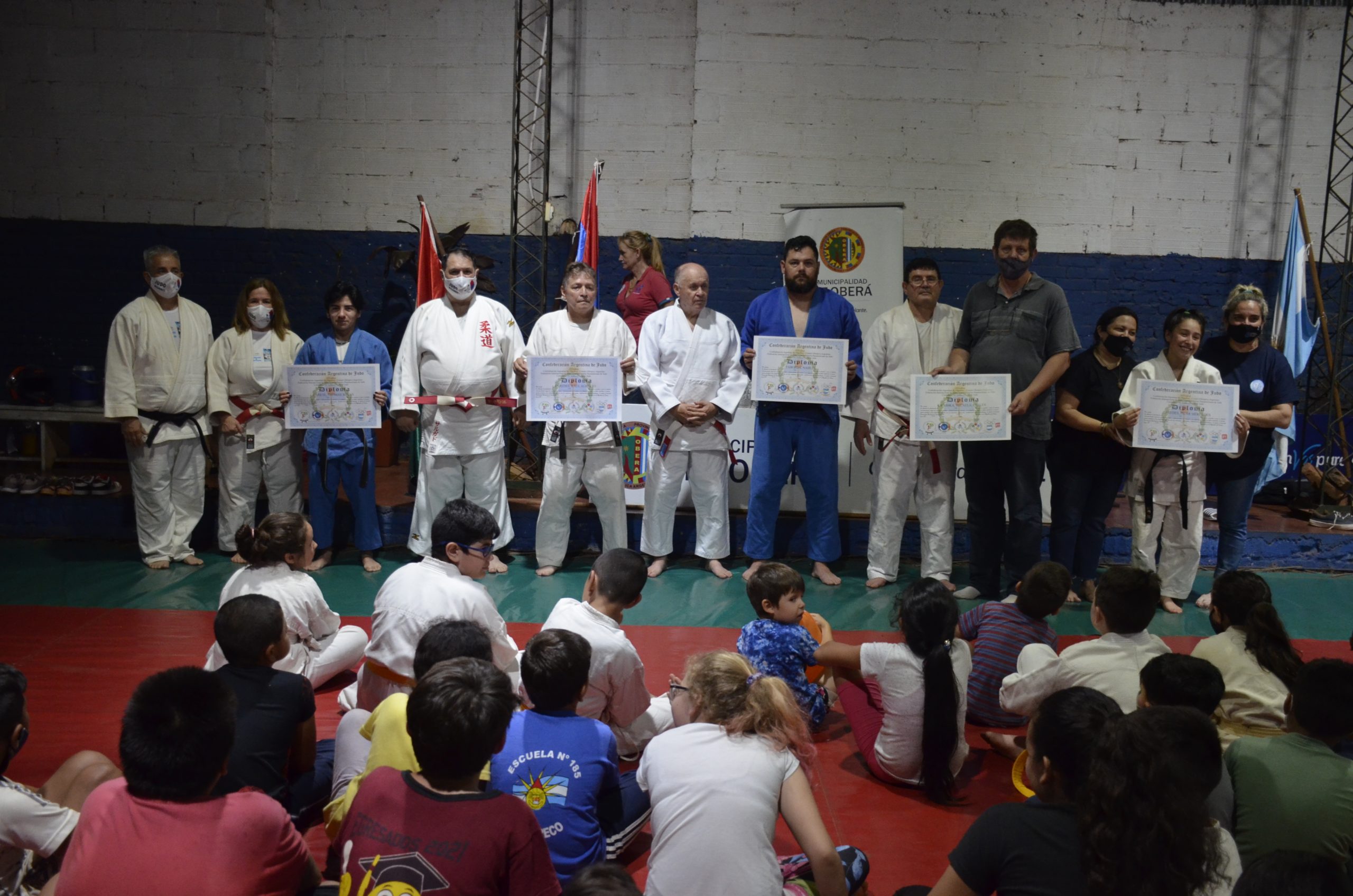 El Judo volvió a clases presenciales con un emotivo acto