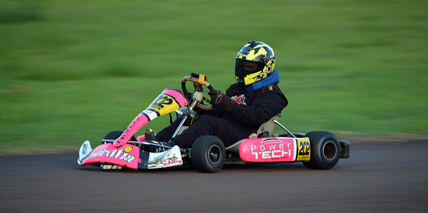 Pavón se despidió del karting