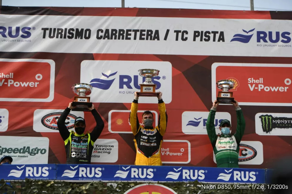 Agustín Martínez ganó la final del TC Pista por una trompa