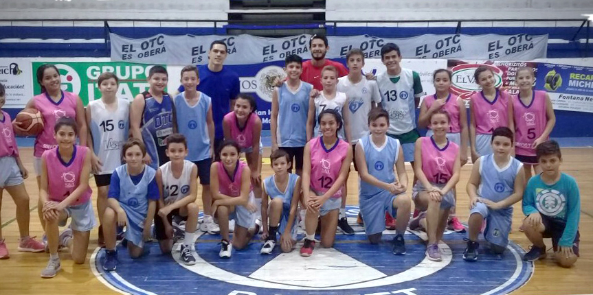 Tarde de básquetbol amistoso en el O.T.C.